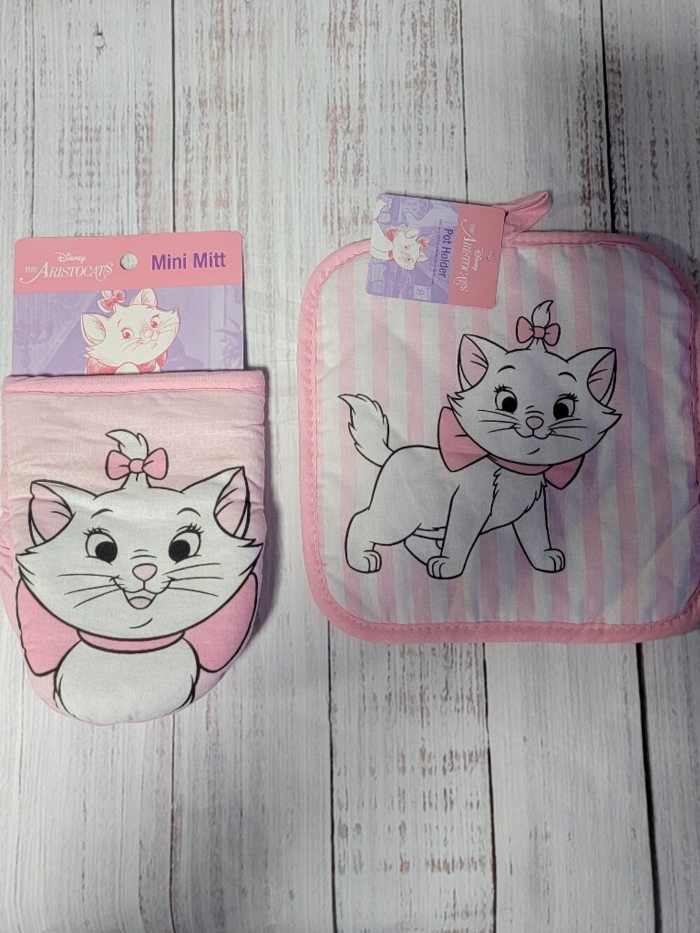 Disney The Aristocats Kitchen 2-Piece Set (Mini Mitt/Pot Holder) - NEW